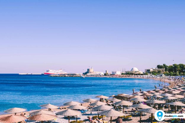 Elli beach Rhodes island