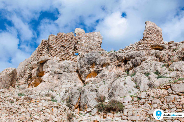 Feraklos castle Haraki Rhodes island