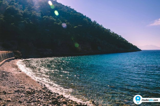 Glifada beach Rhodes island