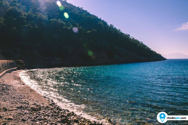 Glifada beach Rhodes island