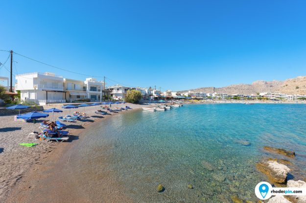 Haraki beach Rhodes island