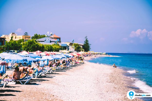 Ialisos beach Rhodes island