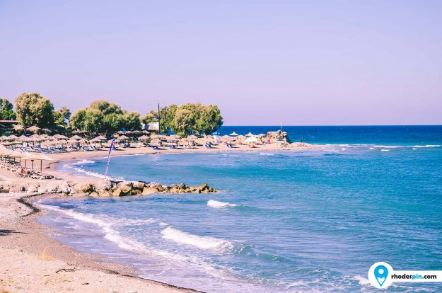 Kamiros beach Rhodes island