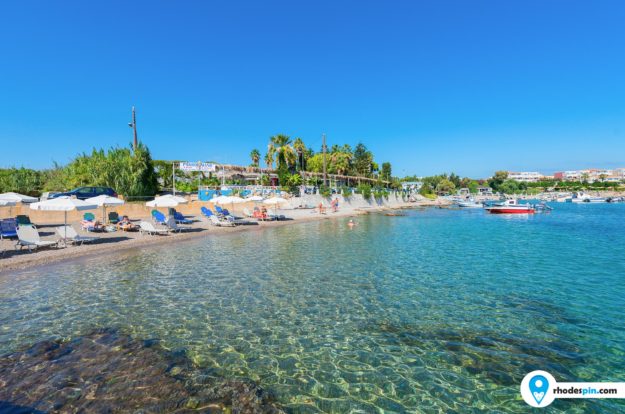 Kavourakia beach Rhodes island