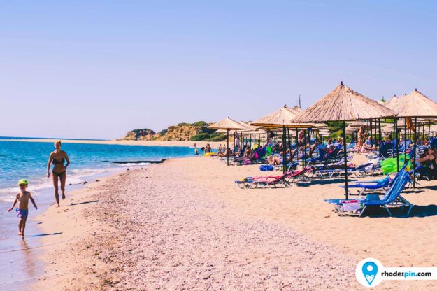 Kiotari beach Rhodes island