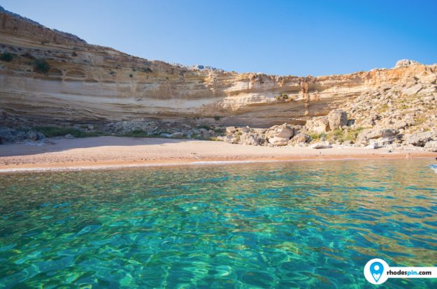 Kokkini ammos beach Rhodes island