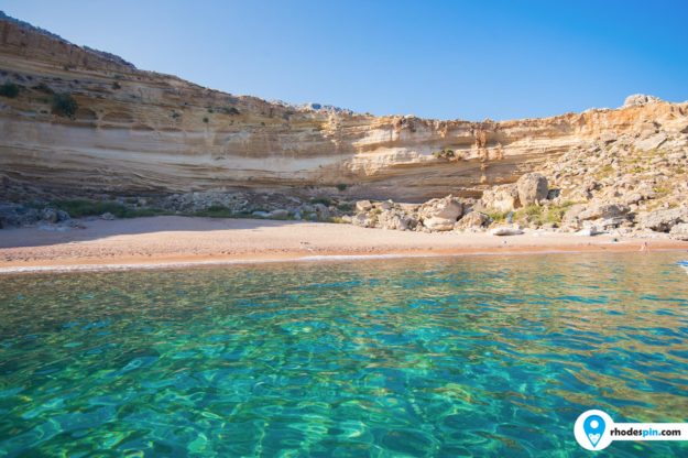 Kokkini ammos beach Rhodes island