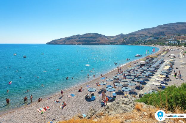 Kolymbia beach Rhodes island