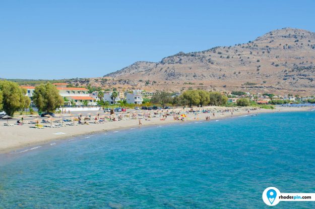Lardos beach, Lofiarika beach, Rhodes Island