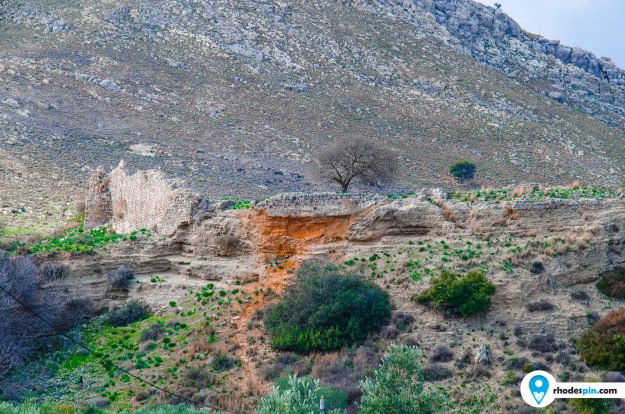 Lardos castle Rhodes island