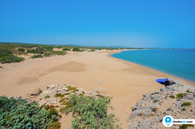 Mavros kavos beach Rhodes island