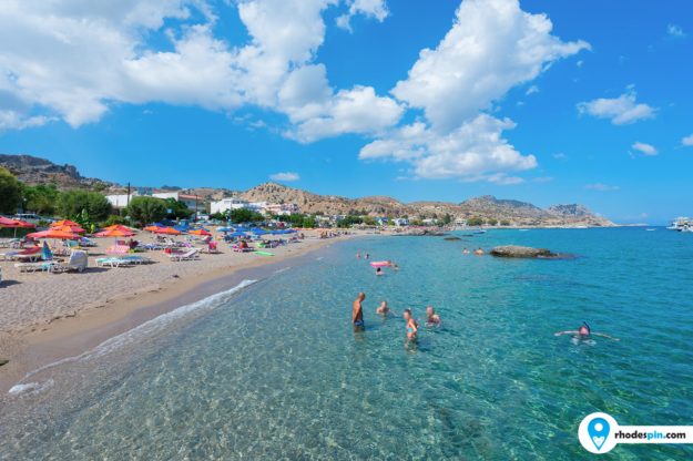Stegna beach Rhodes Island