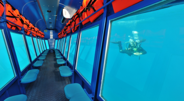 Glass bottom Rhodes island, glass bottom rodos, glass bottom mandraki harbor